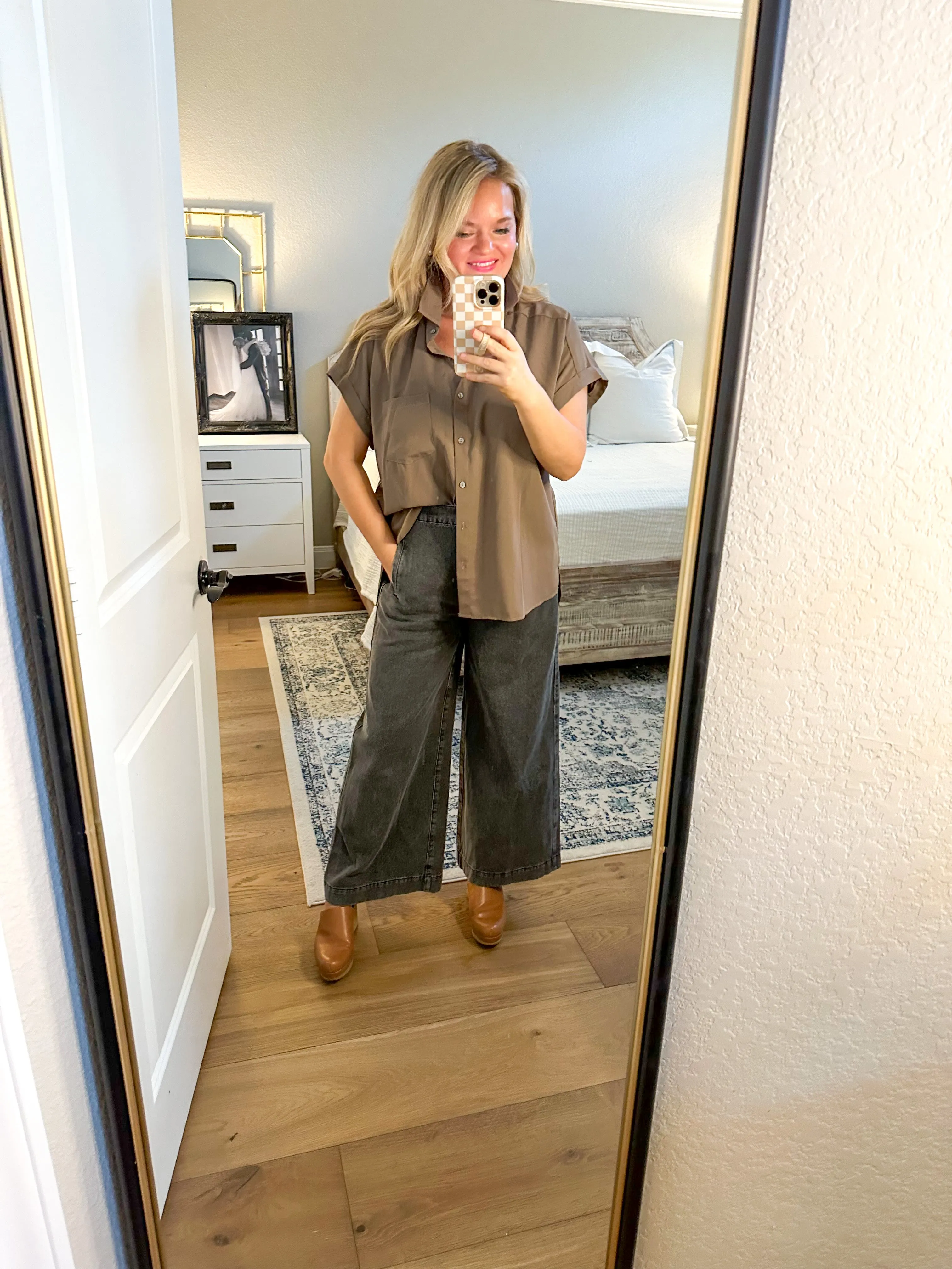 Black Wide Leg Jeans