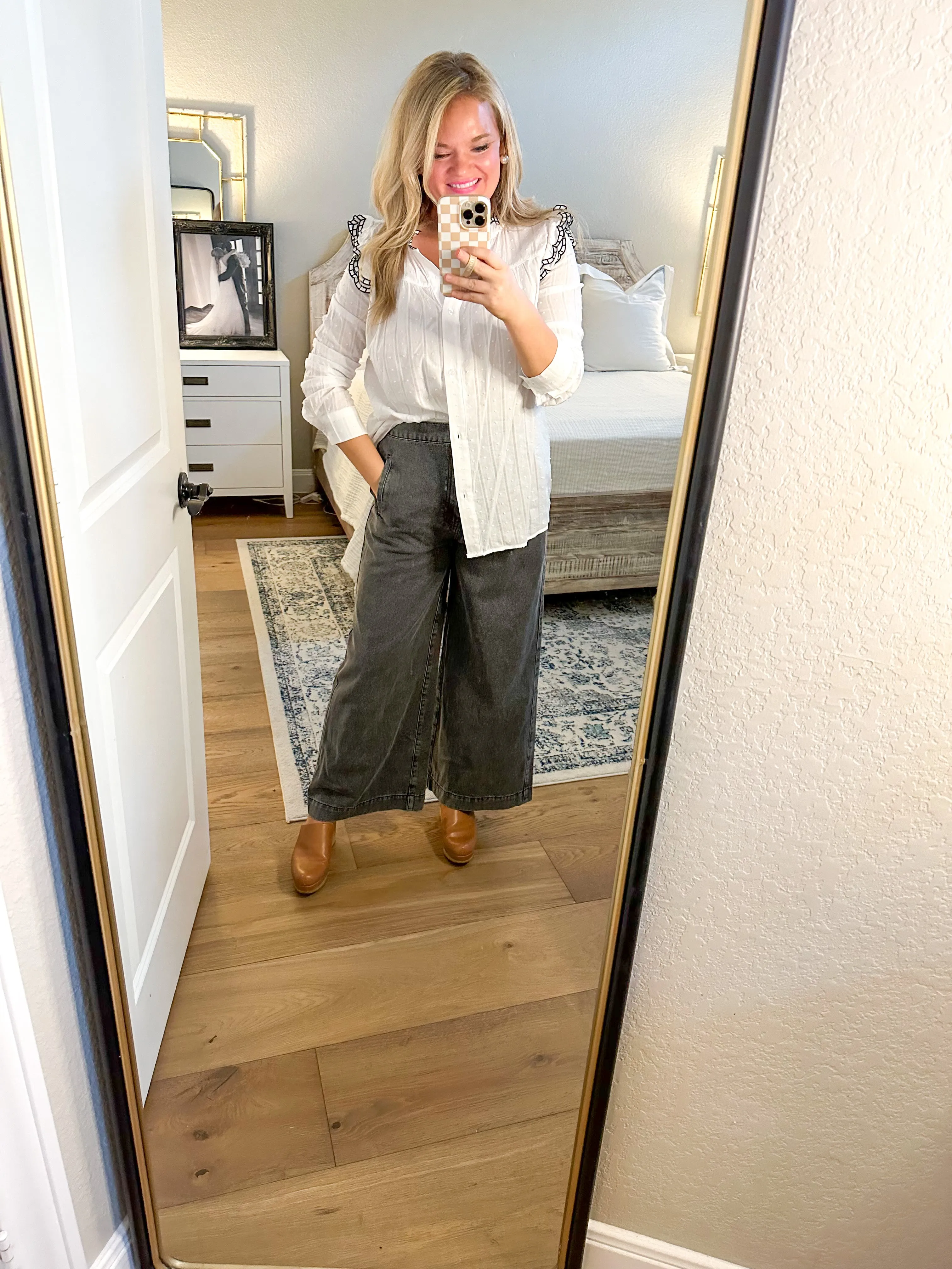 Black Wide Leg Jeans