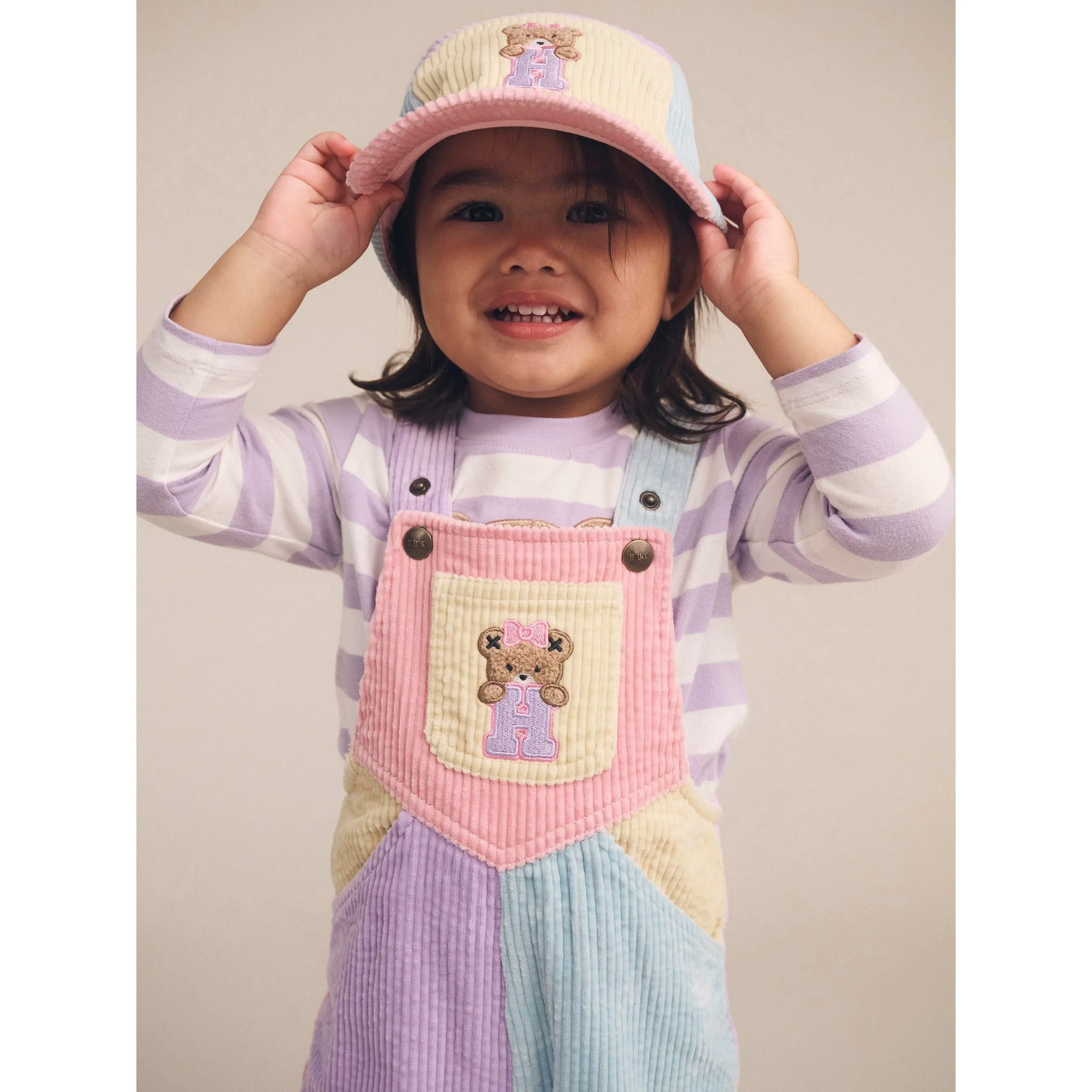 Blush Colour Block Overall