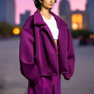 BOMBA COAT • MAGENTA