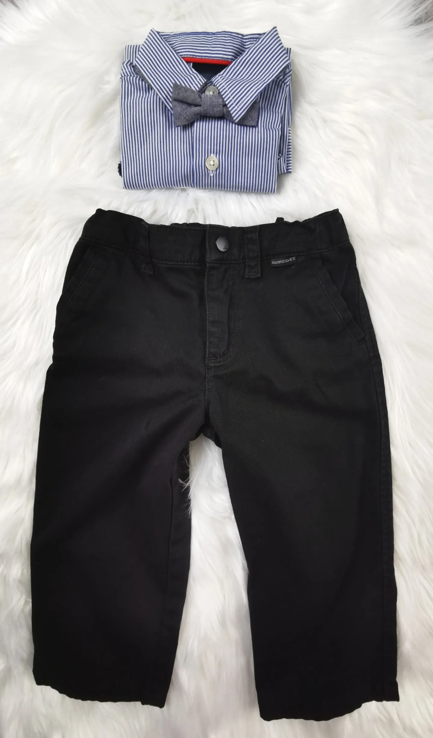 BOY SIZE 2 YEARS - NAUTICA / QUIKSILVER, 2 Piece Mix N Match Outfit EUC B23