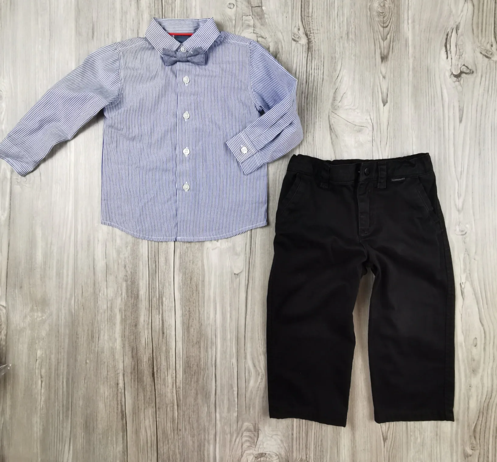 BOY SIZE 2 YEARS - NAUTICA / QUIKSILVER, 2 Piece Mix N Match Outfit EUC B23
