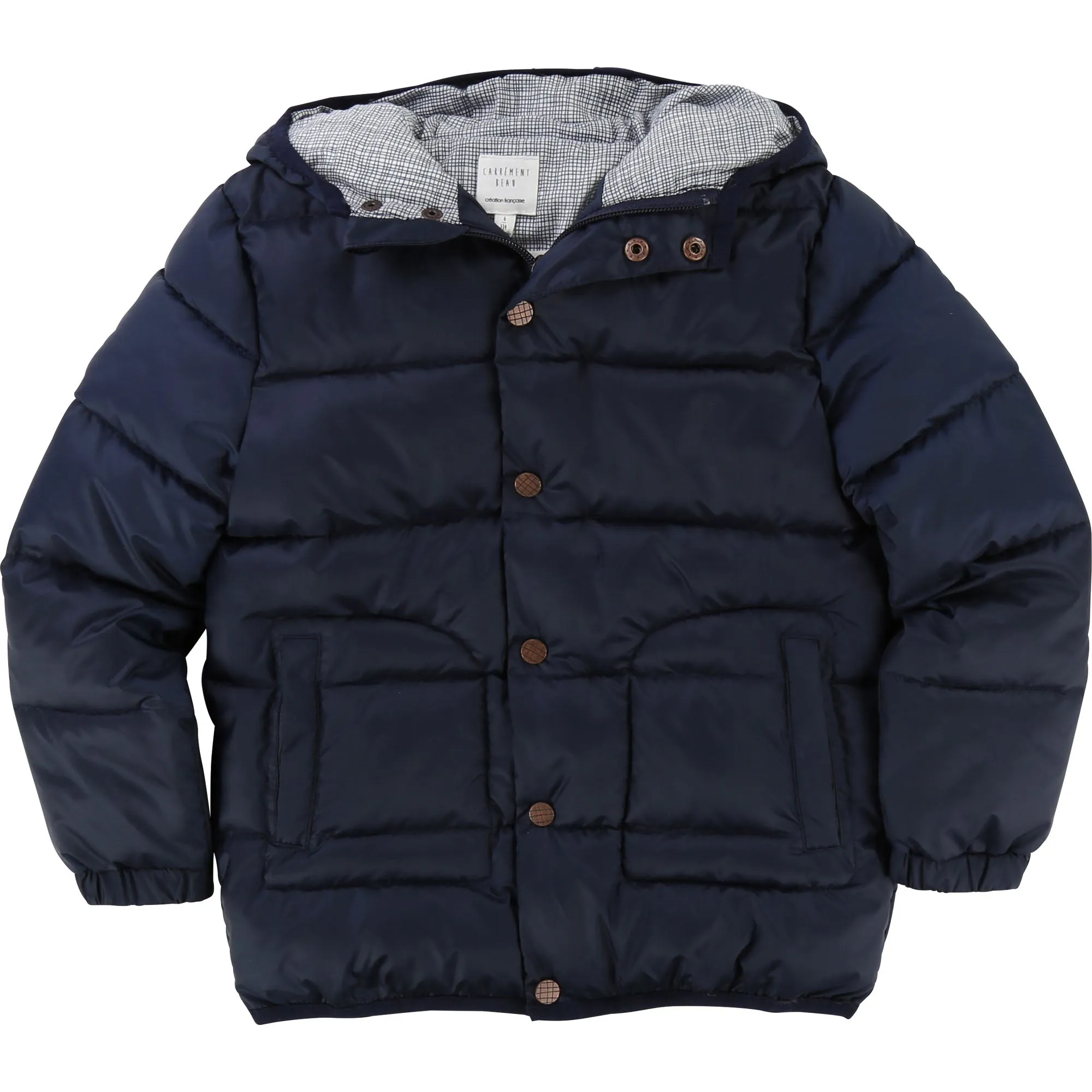 Boys Navy Puffer Jacket