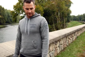 Brand Badge Hoodie - Grey
