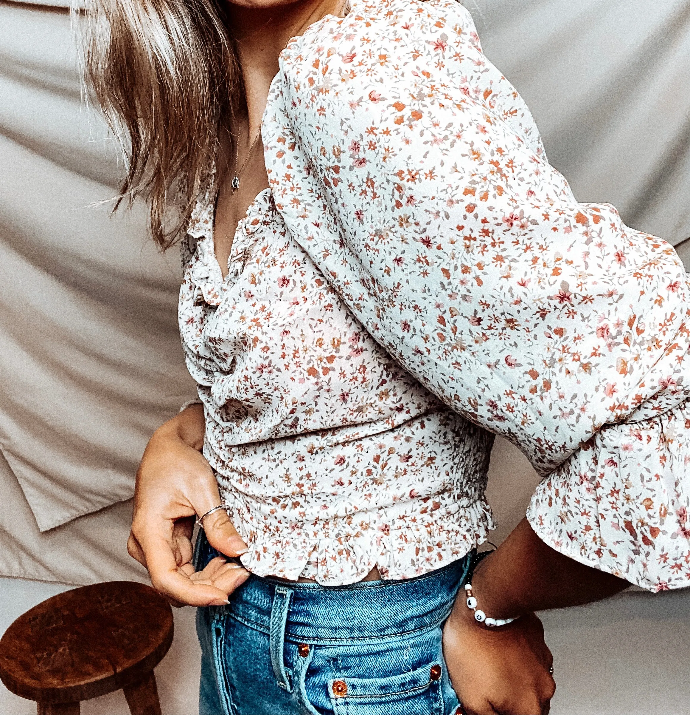 Bri Floral Crop Top