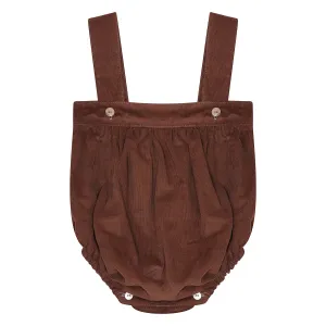 Brown Baby Romper