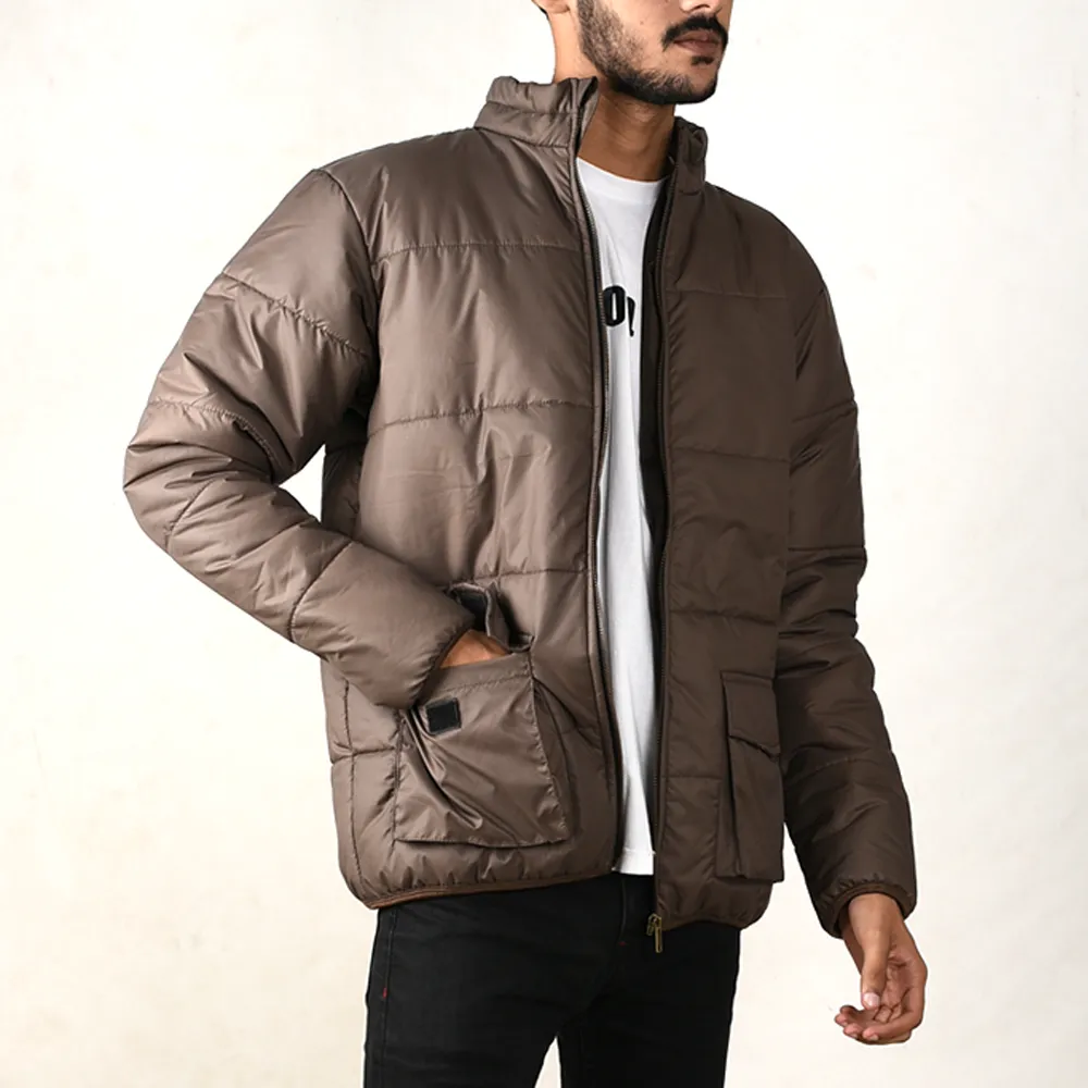 Brown Box Pocket Full Sleeves