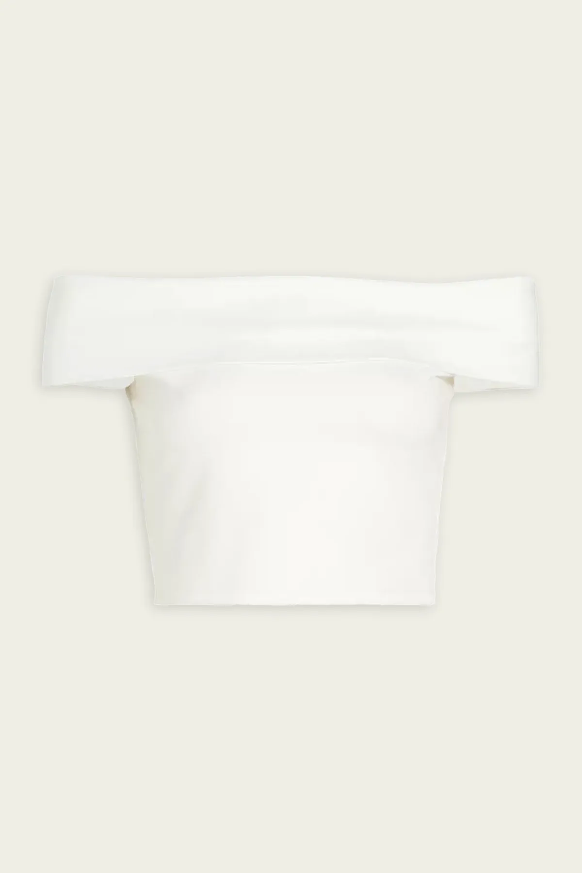 Bruna Crop Top in White