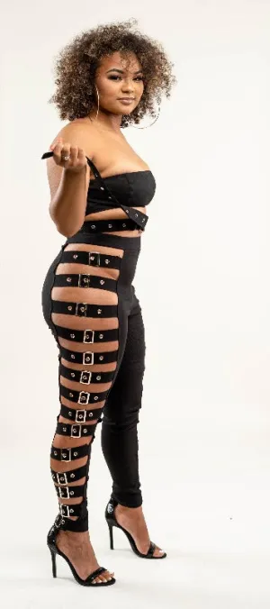 Buckle Up Belt Crop Top