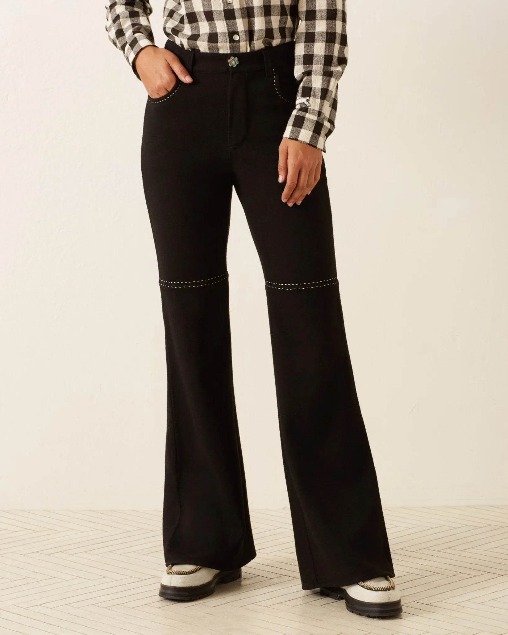 BUNNY ONYX WOOL PANT