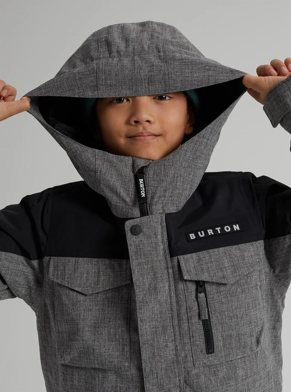 Burton Covert Boys Jacket Bog Heather / Black