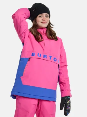 Burton Frostner Anorak Jacket Kids Fuchsia Fusion / Amparo Blue