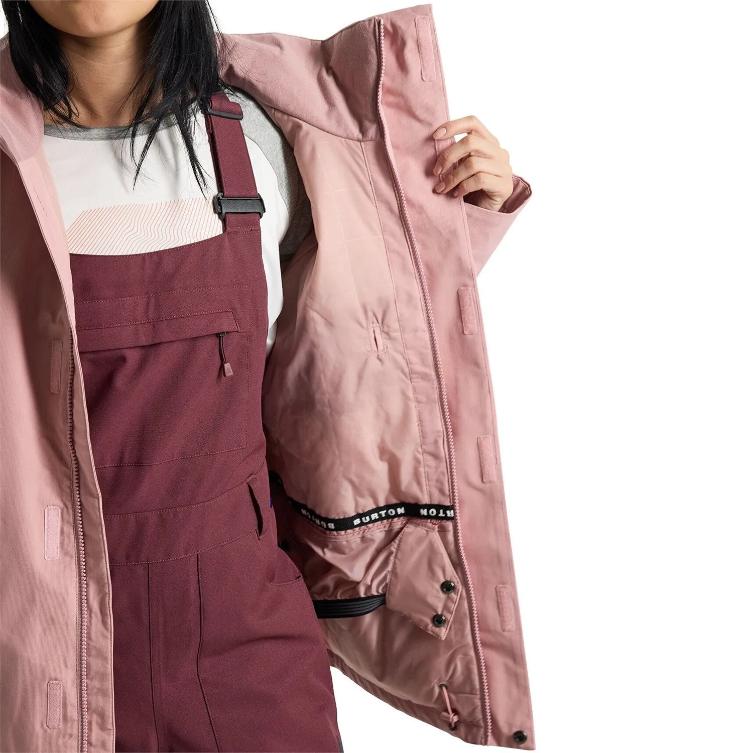 Burton Jet Ridge Jacket Womens Powder Blush