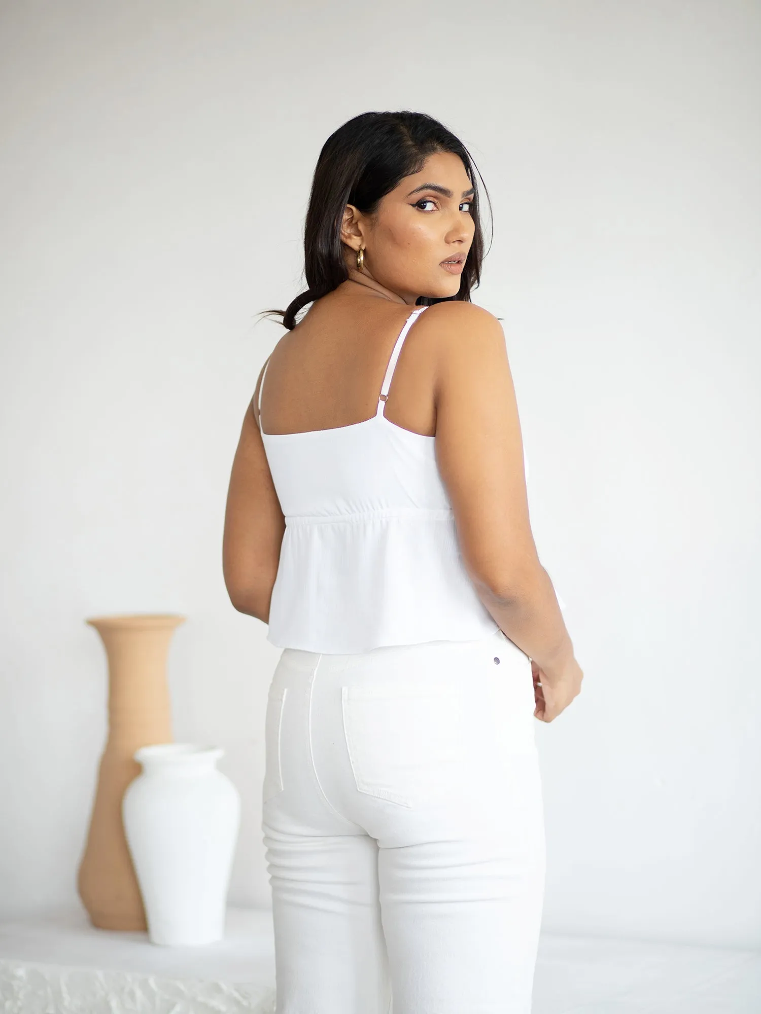 Bustier Detail Cami Top