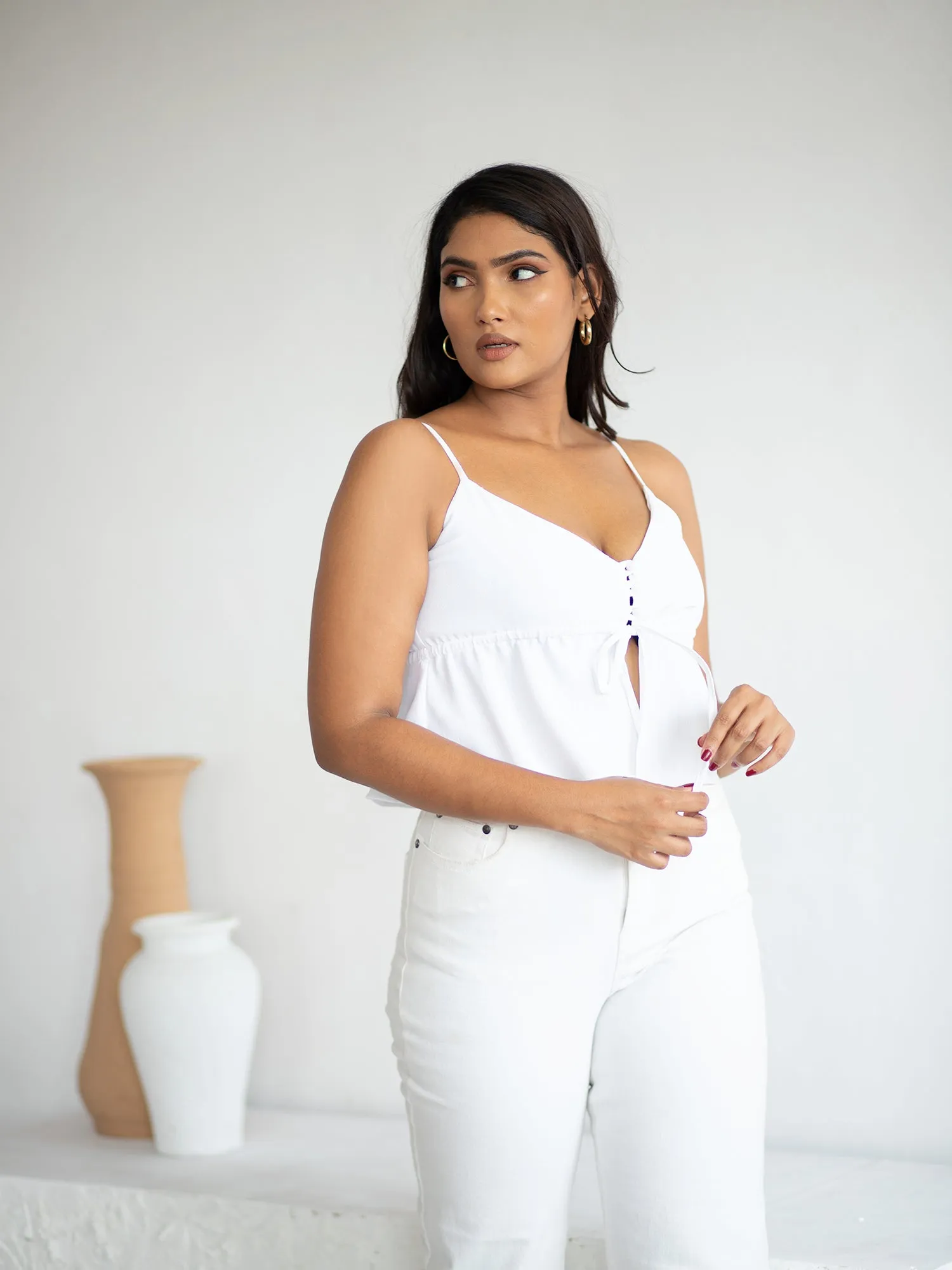 Bustier Detail Cami Top