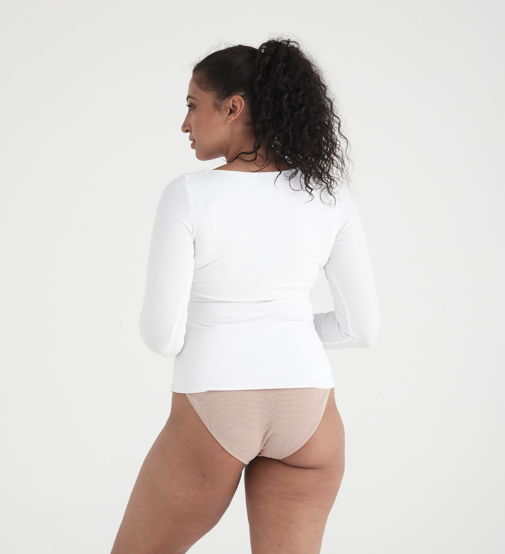 Busty Basics - Boat Neck Long Sleeve