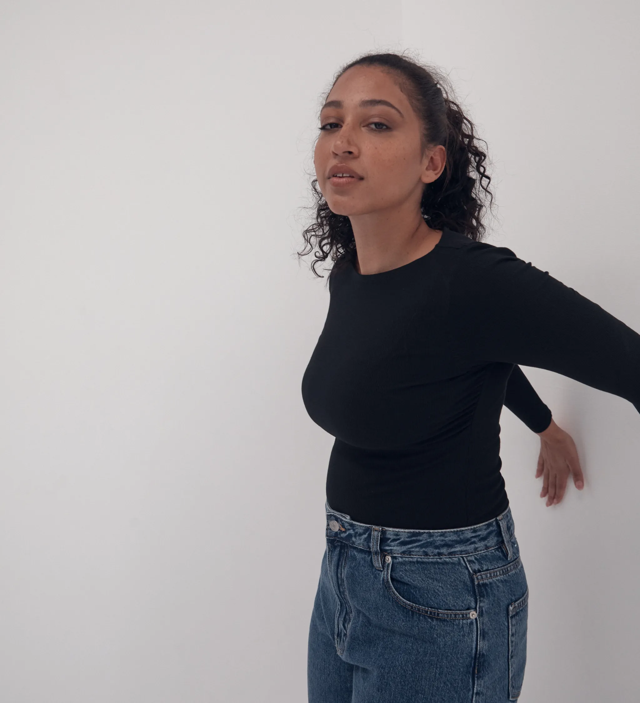 Busty Basics - Boat Neck Long Sleeve