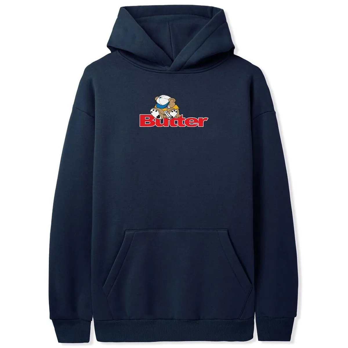 Butter Goods - Teddy Logo Hoodie Navy