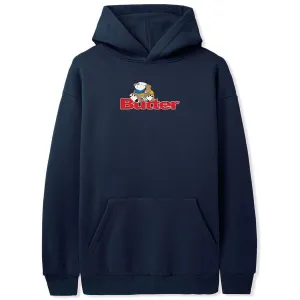 Butter Goods - Teddy Logo Hoodie Navy
