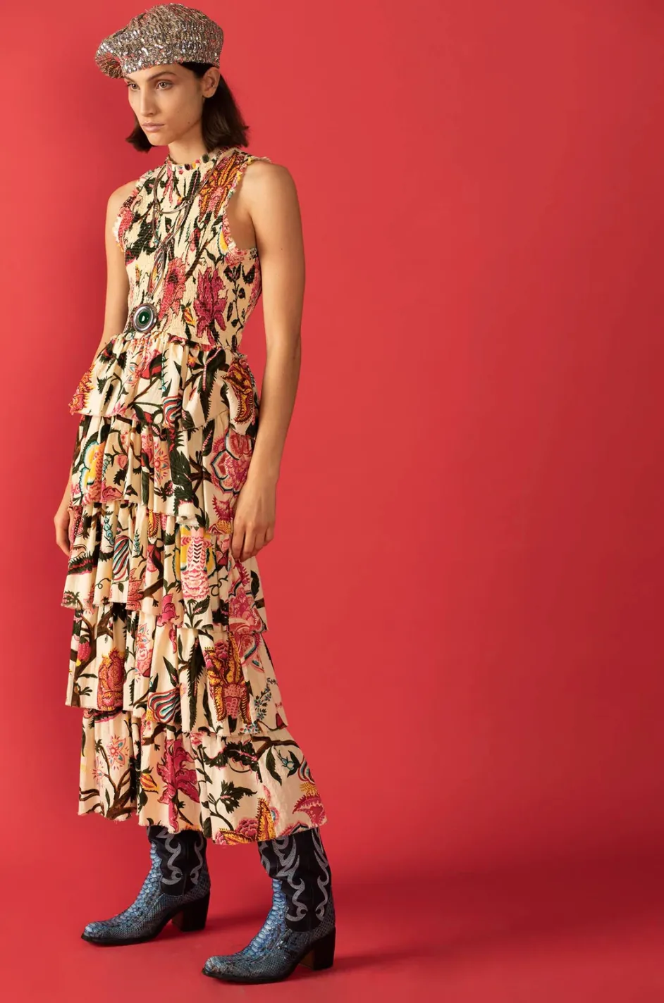 Cabana Dress, Paradise Print