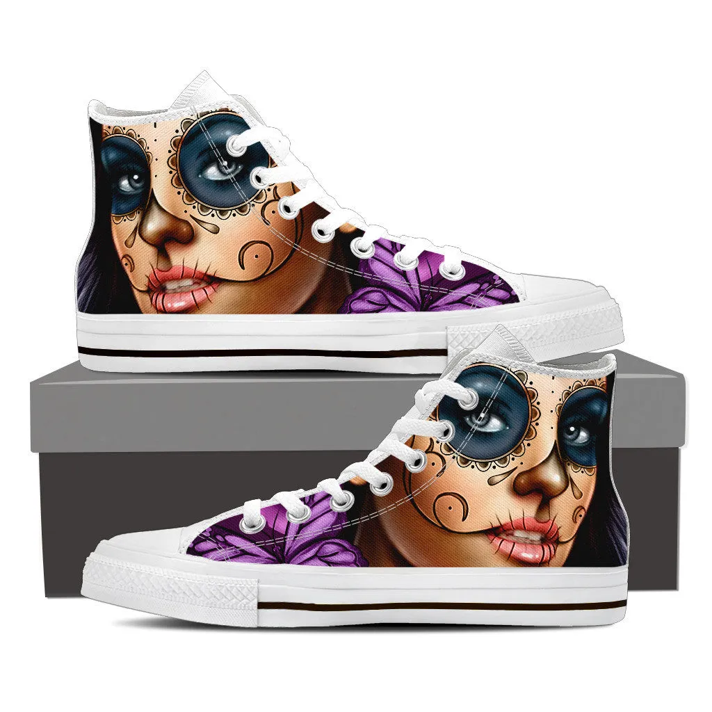 Calavera High Tops Purple