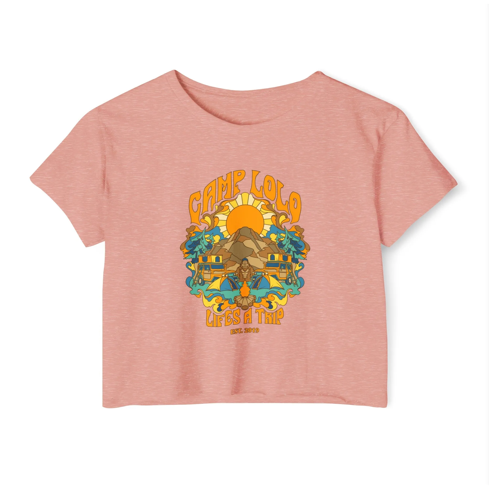 Camp Lolo Trippin' Women's Festival Crop Top