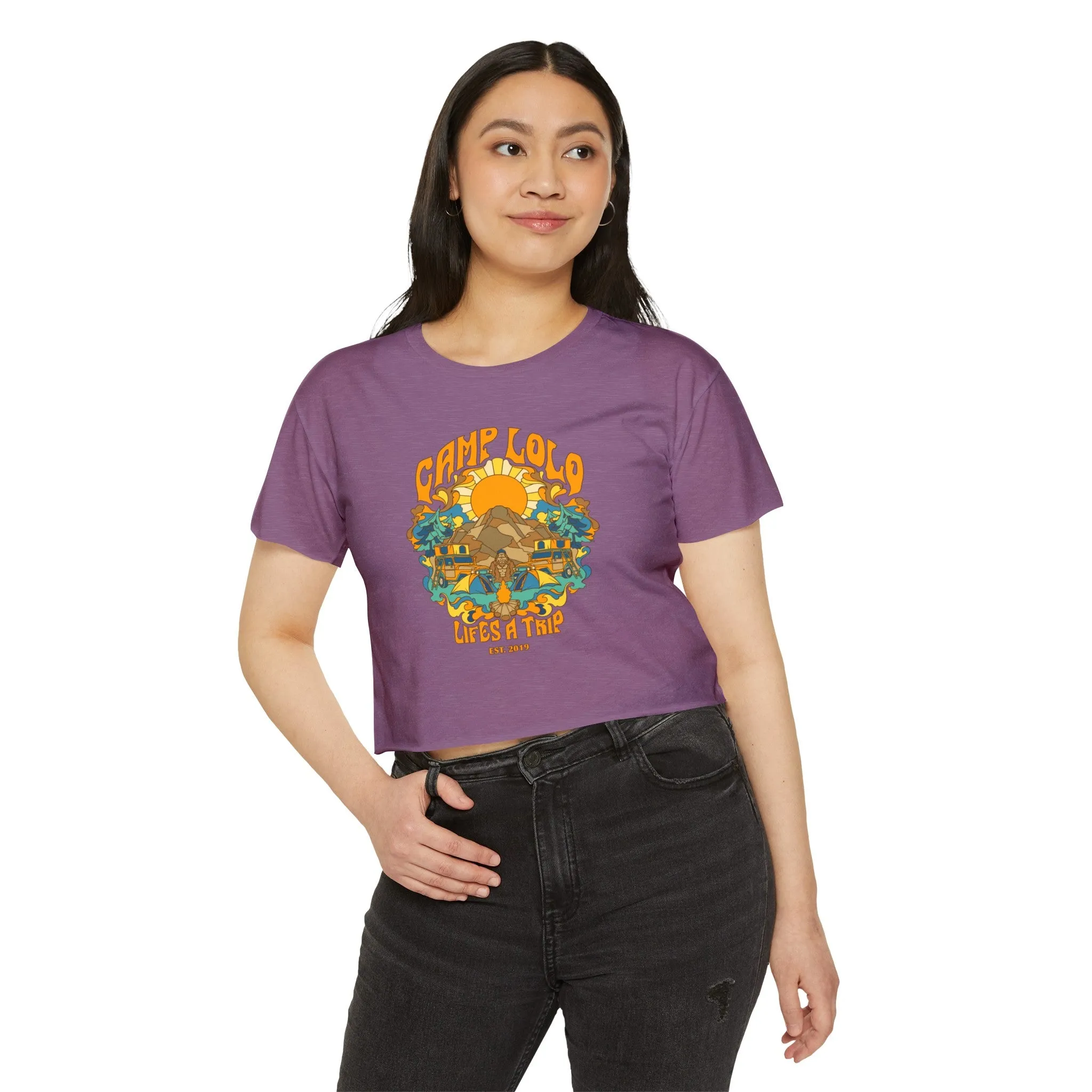 Camp Lolo Trippin' Women's Festival Crop Top