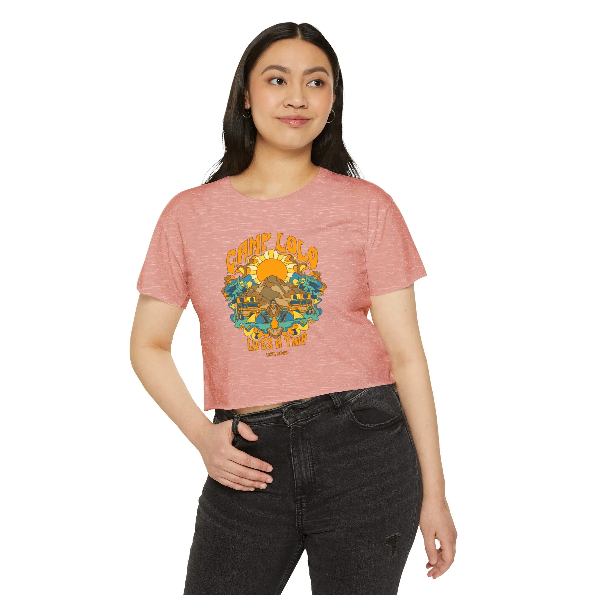 Camp Lolo Trippin' Women's Festival Crop Top