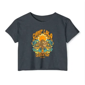 Camp Lolo Trippin' Women's Festival Crop Top