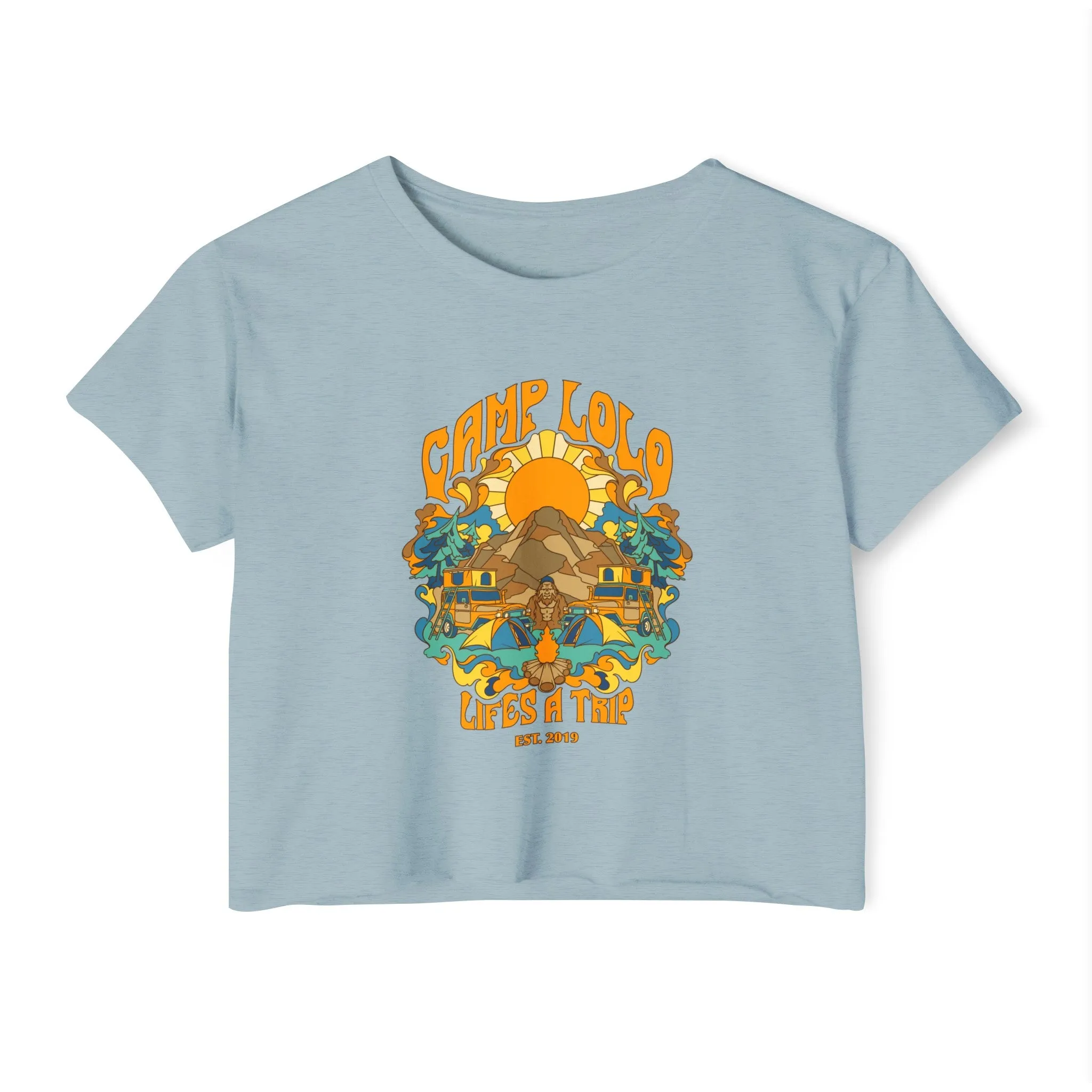 Camp Lolo Trippin' Women's Festival Crop Top