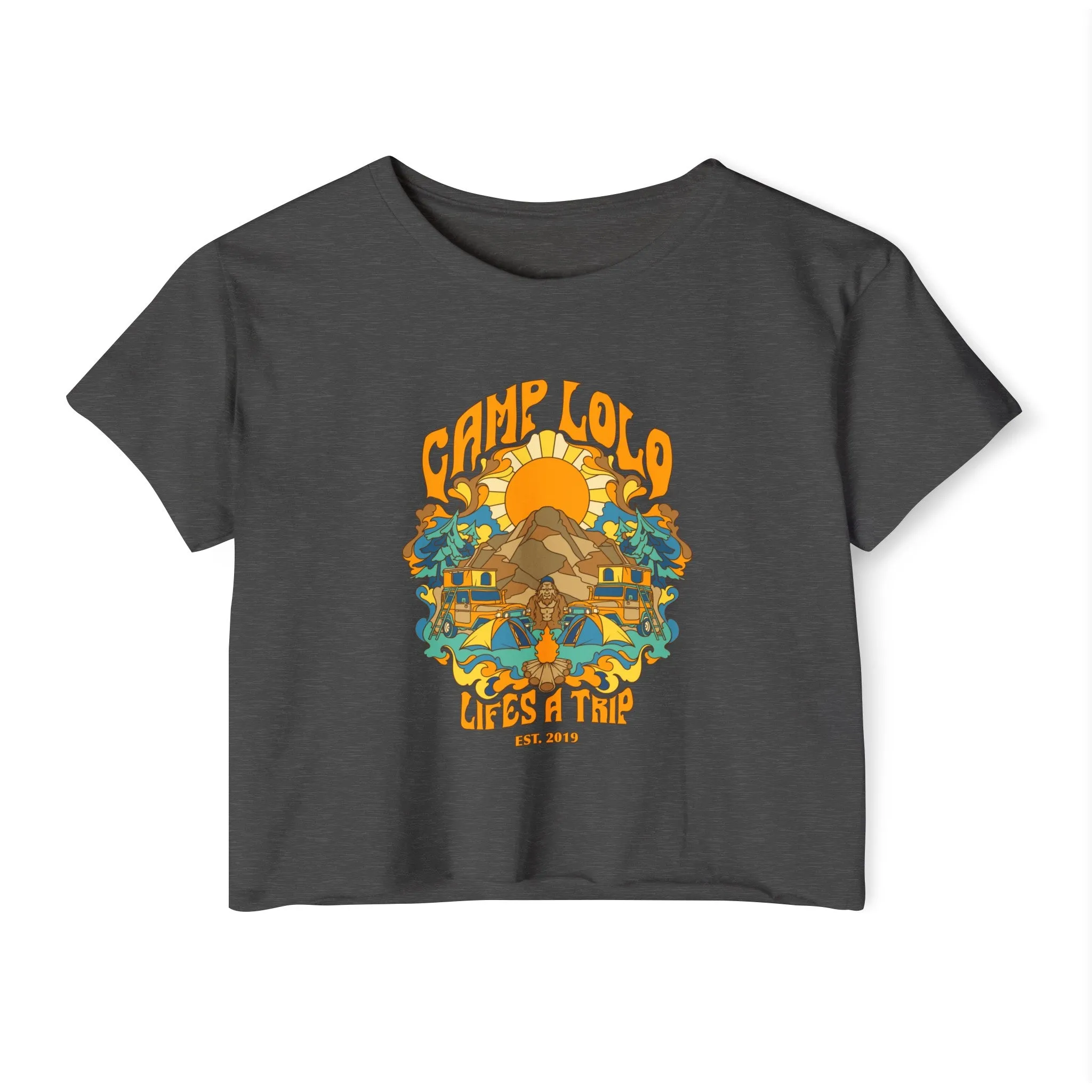 Camp Lolo Trippin' Women's Festival Crop Top