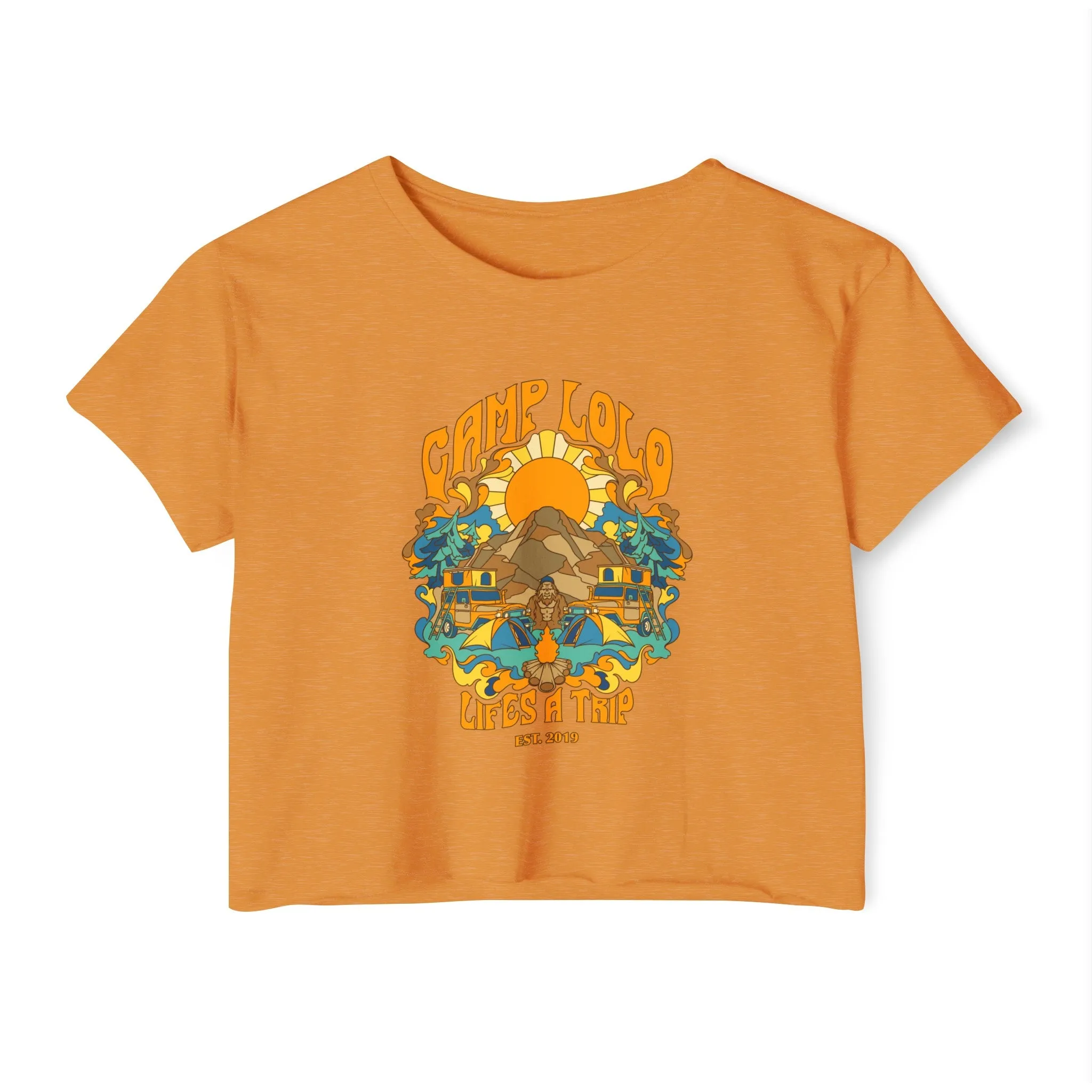Camp Lolo Trippin' Women's Festival Crop Top
