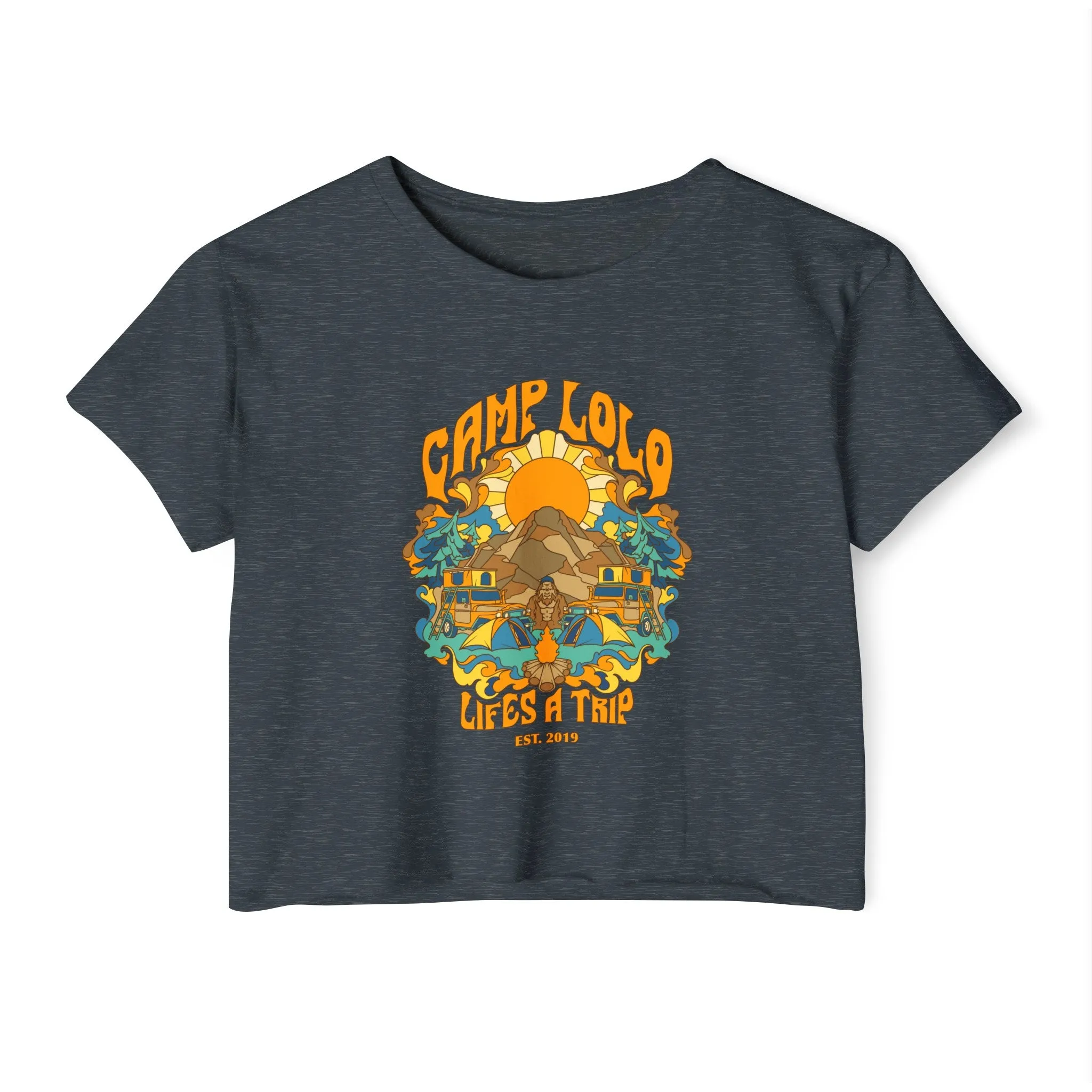 Camp Lolo Trippin' Women's Festival Crop Top