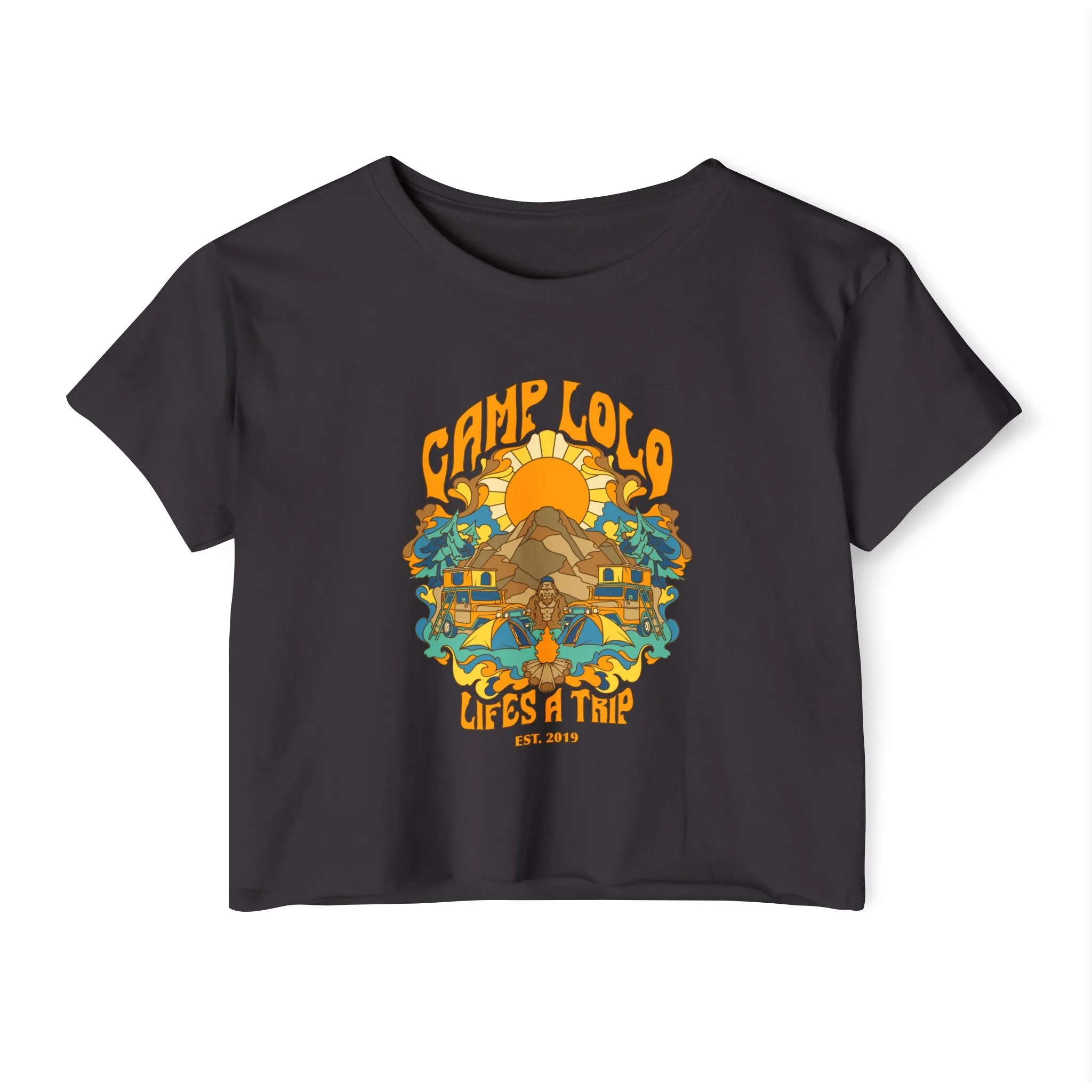 Camp Lolo Trippin' Women's Festival Crop Top