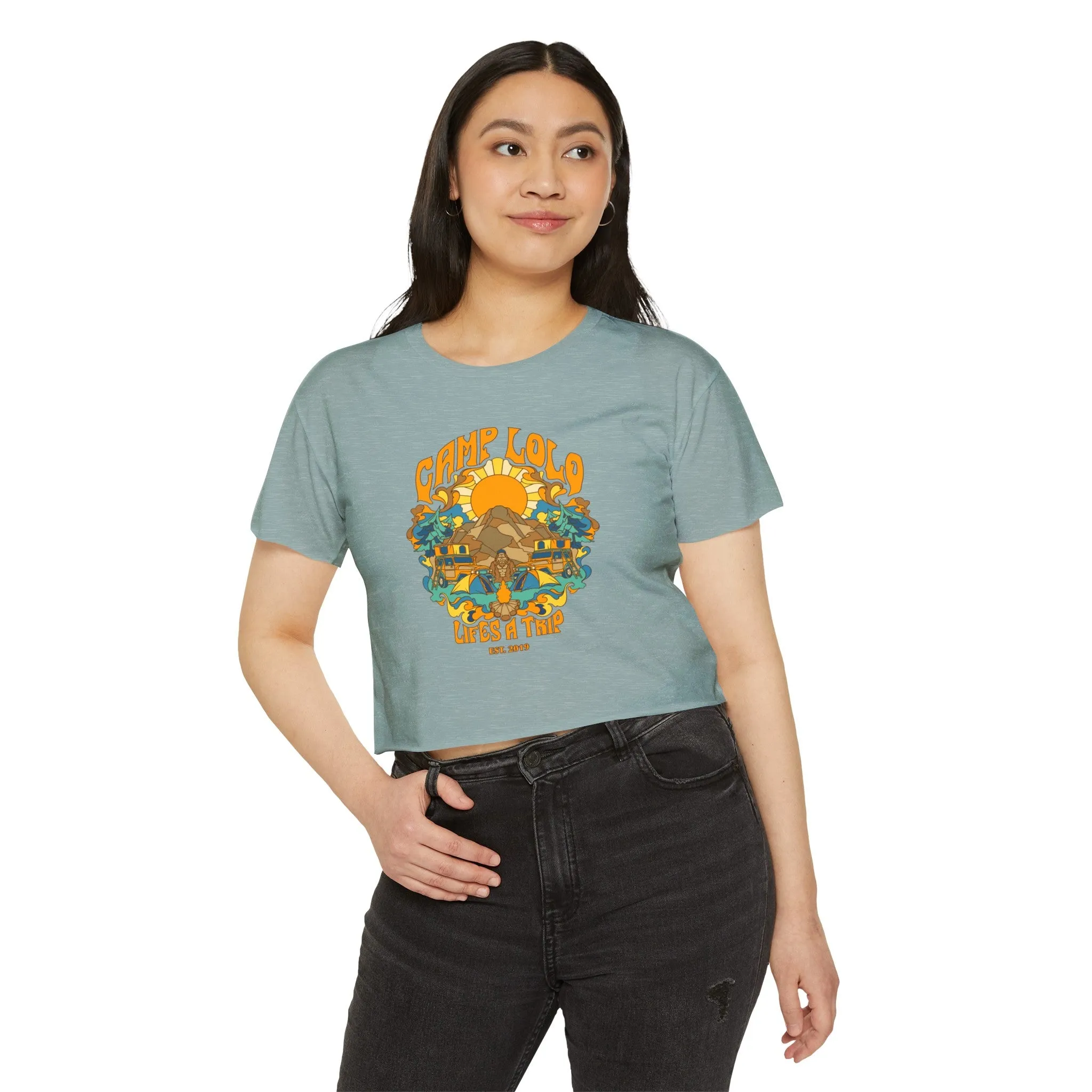 Camp Lolo Trippin' Women's Festival Crop Top