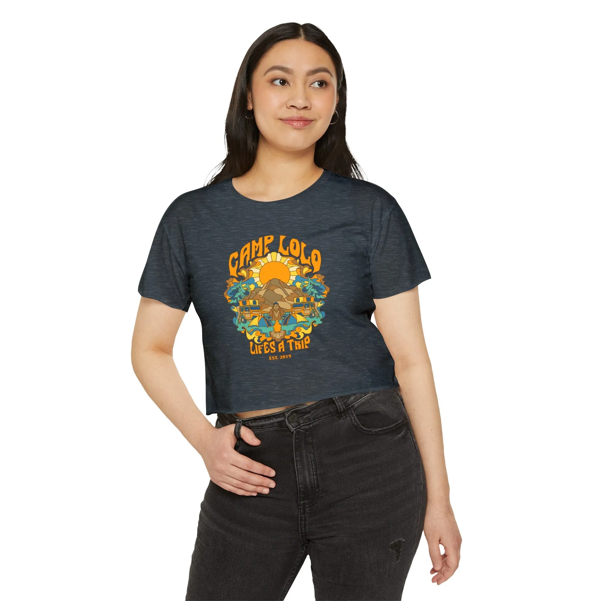 Camp Lolo Trippin' Women's Festival Crop Top