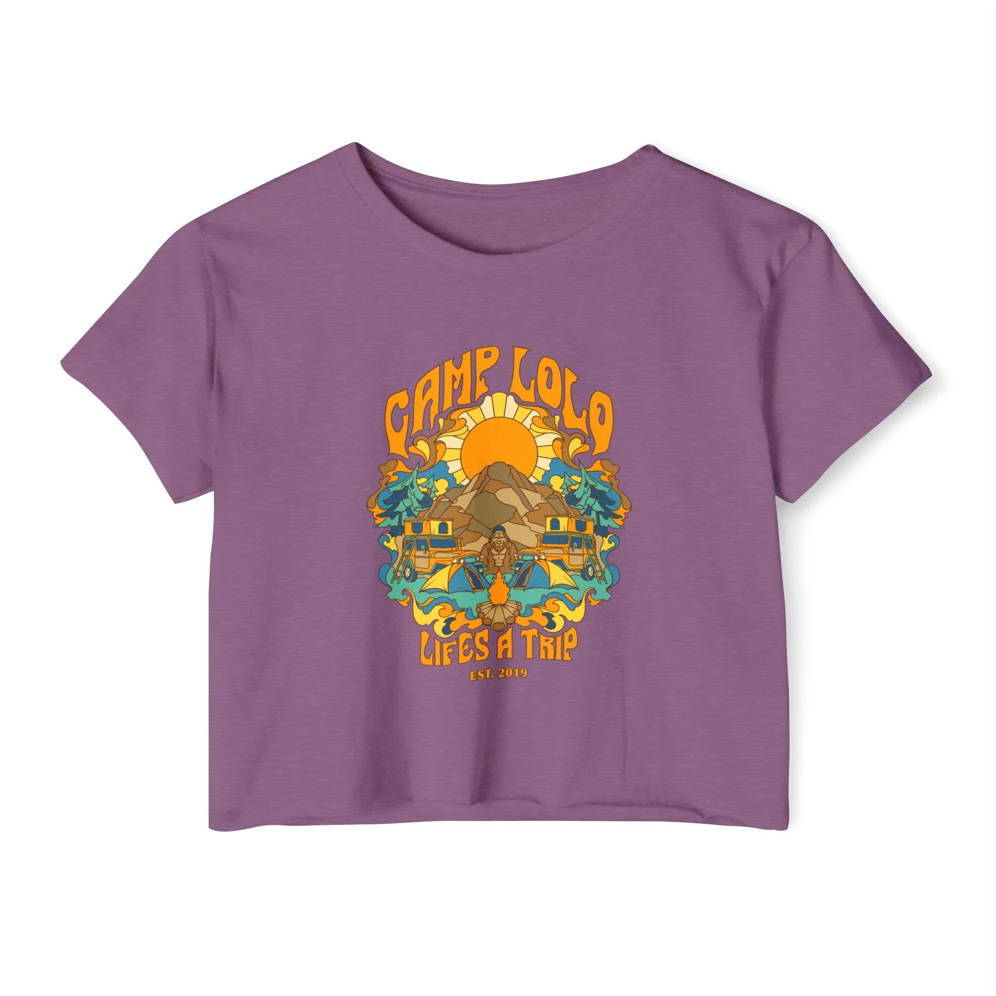Camp Lolo Trippin' Women's Festival Crop Top