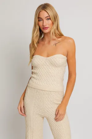 Capri Cable Knit Corset