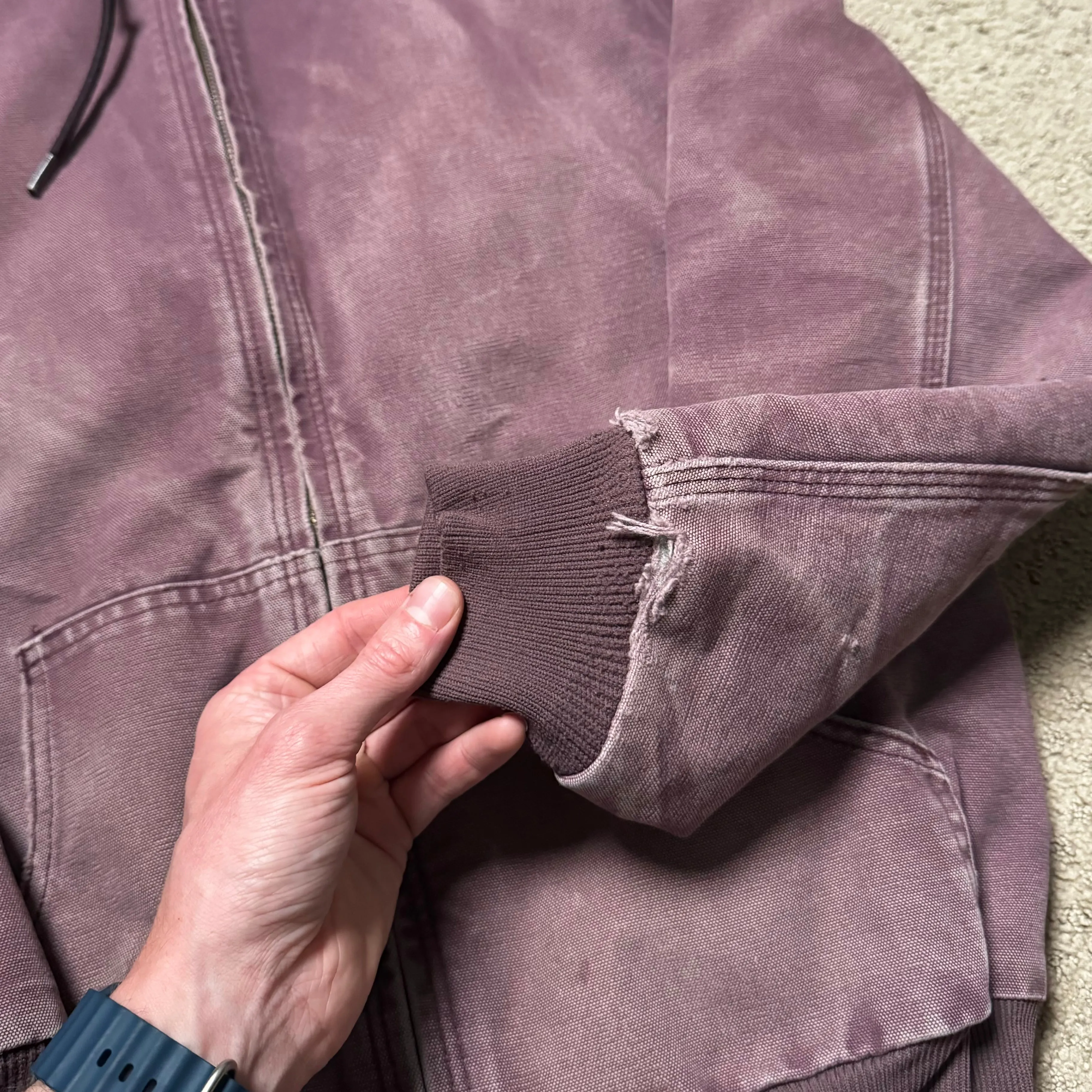 Carhartt Faded Burgundy Jacket (Size Medium)