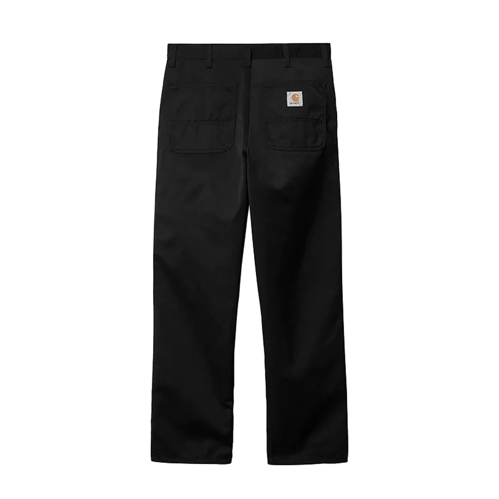 CARHARTT WIP SIMPLE PANT - BLACK RINSED