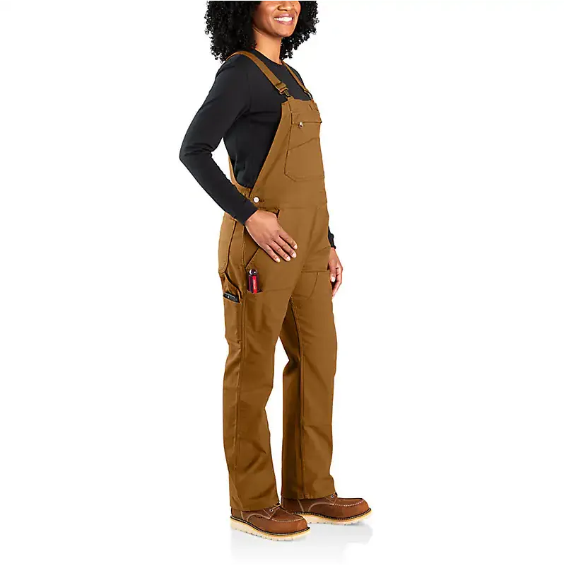 Carhartt Women's Rugged Flex Loose Fit Canvas Bib Overall