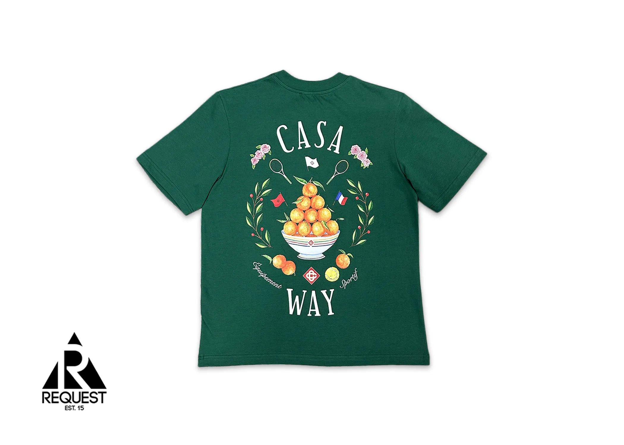 Casa Way Printed Tee "Evergreen"