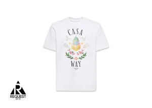 Casa Way Printed Tee "White"