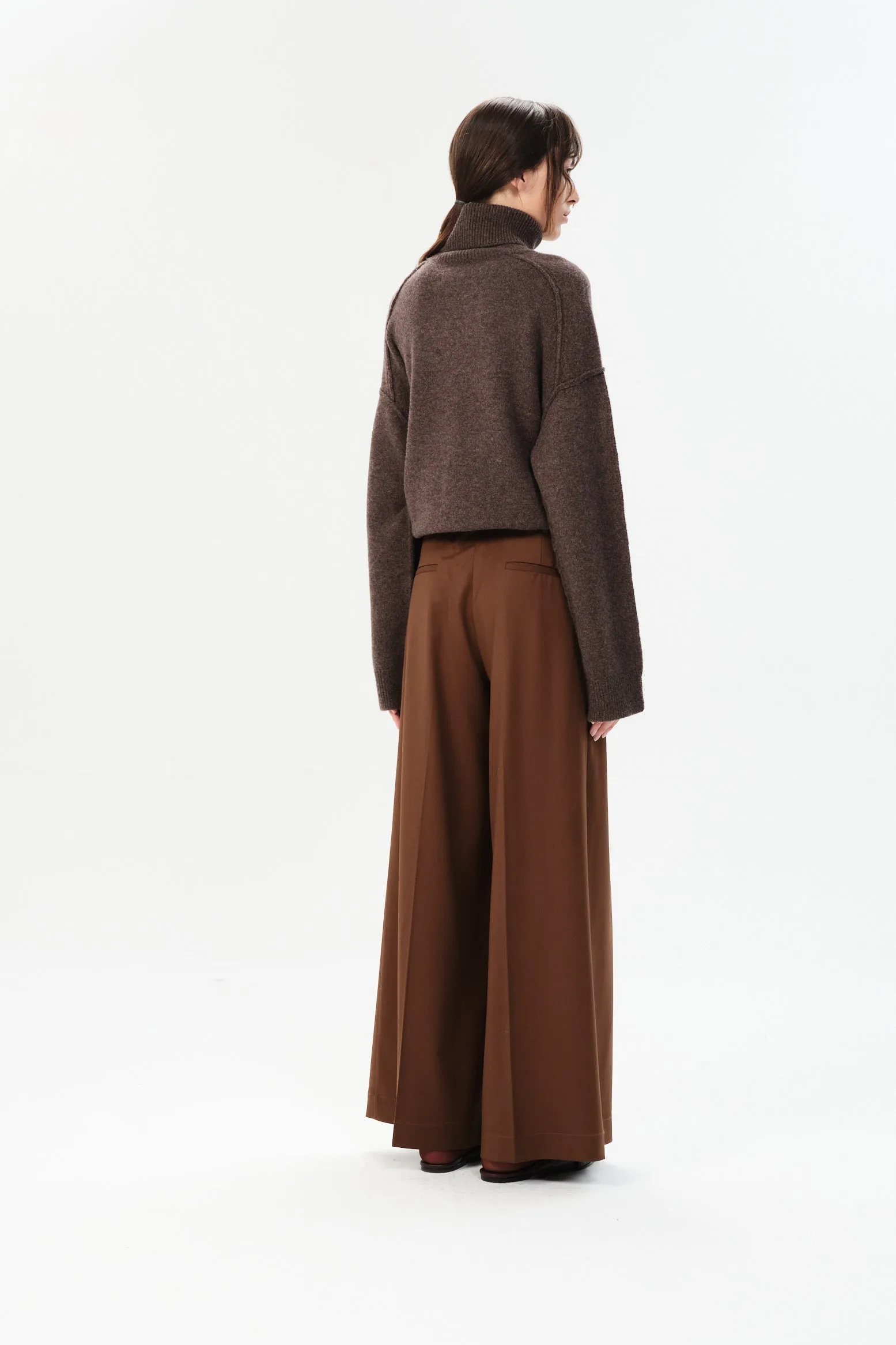 Caseros Dominique Tailoring Pant in Brown