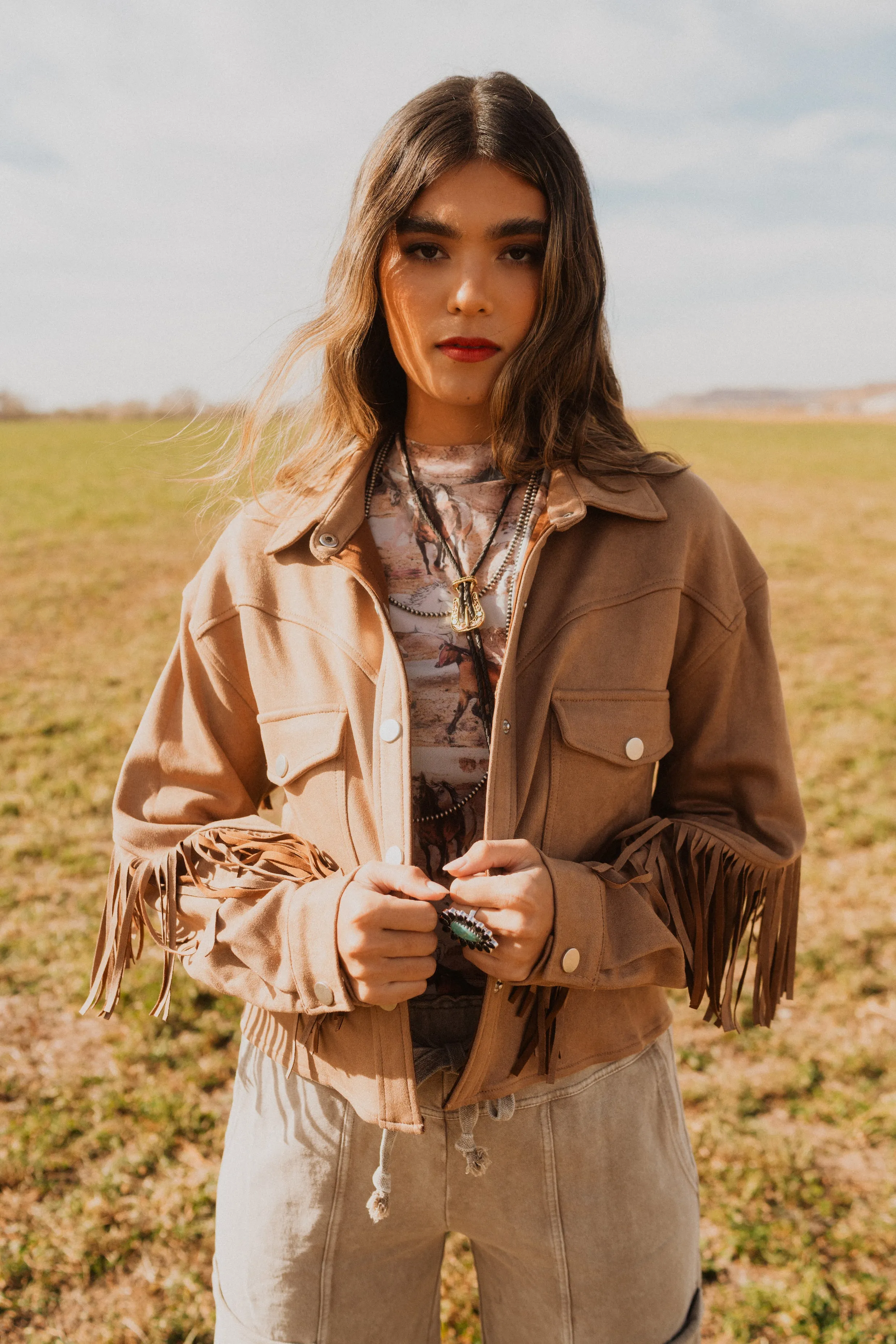 Cassie Fringe Jacket