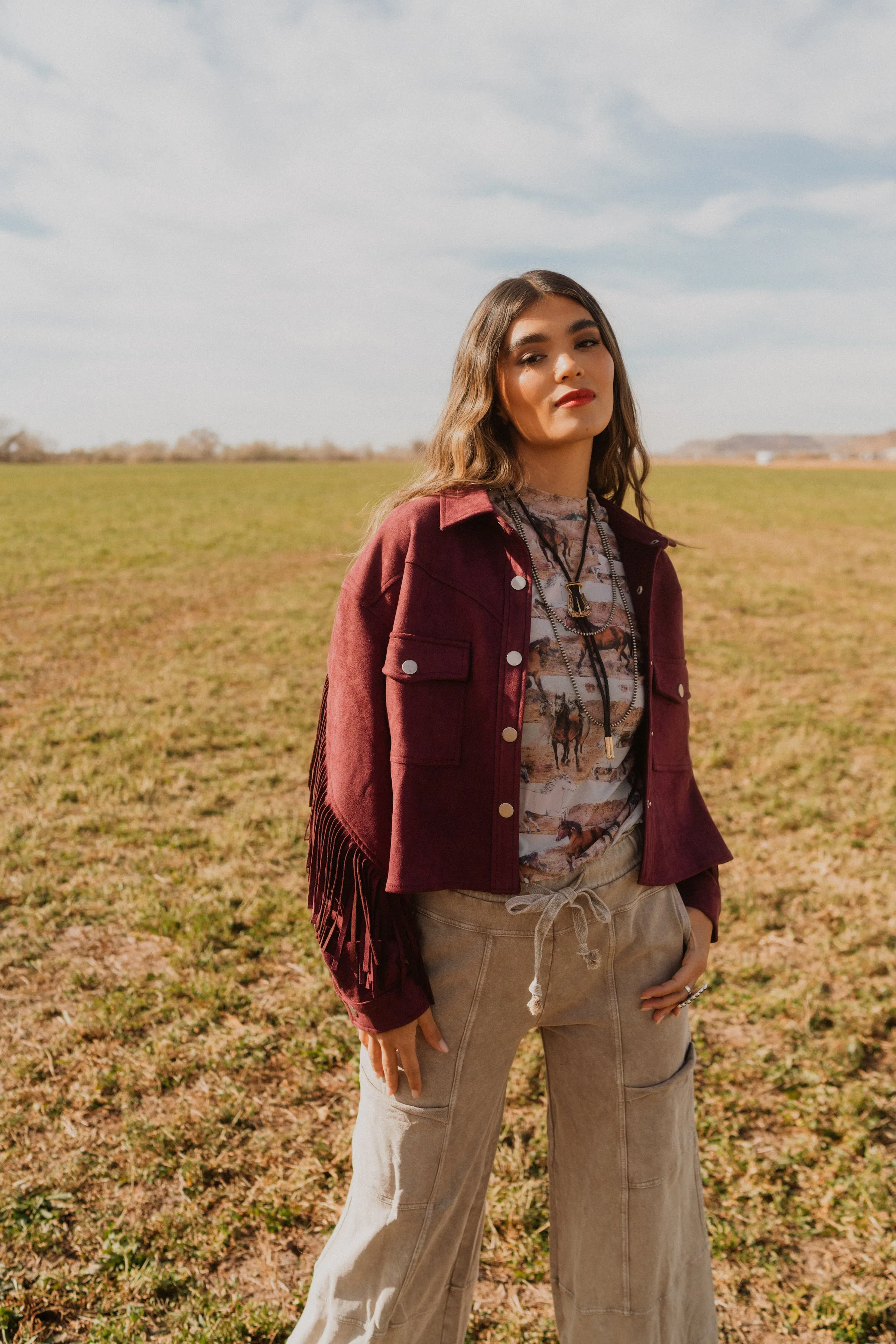 Cassie Fringe Jacket
