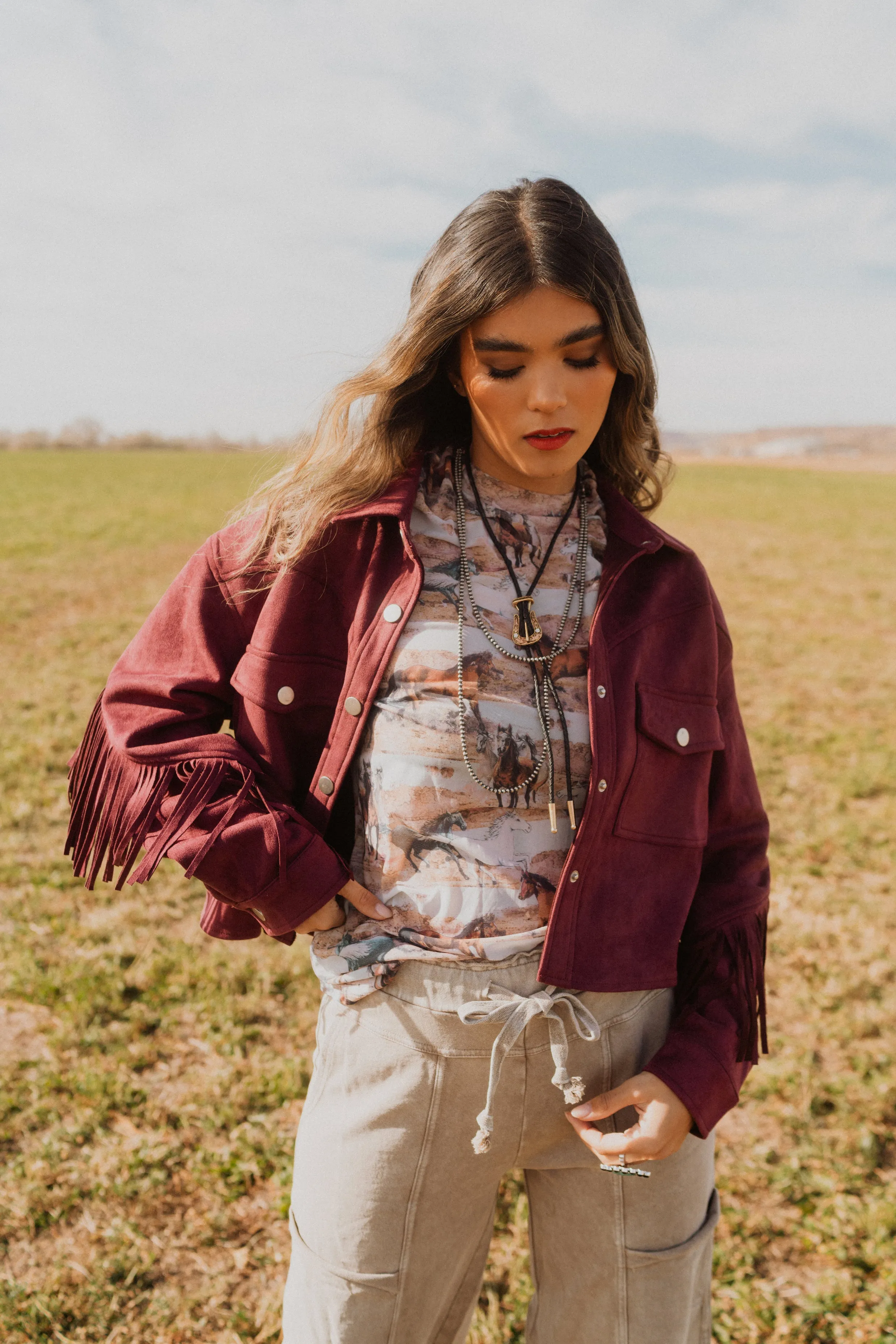 Cassie Fringe Jacket