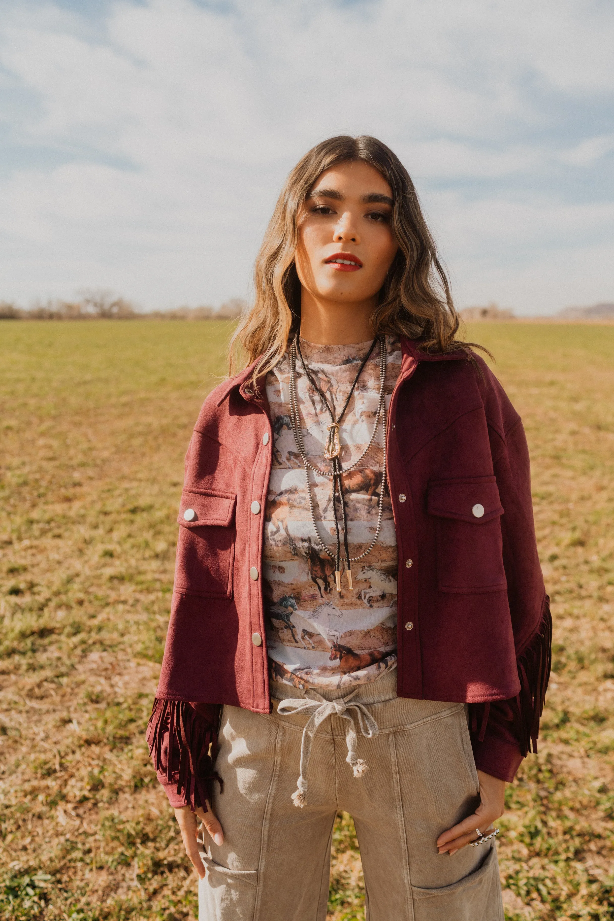 Cassie Fringe Jacket
