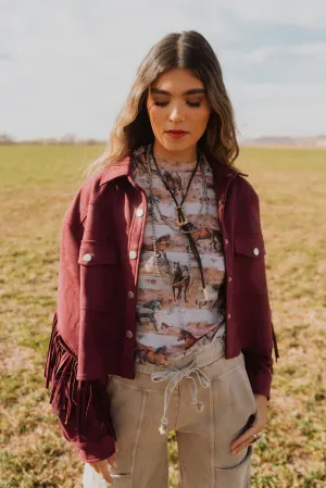 Cassie Fringe Jacket