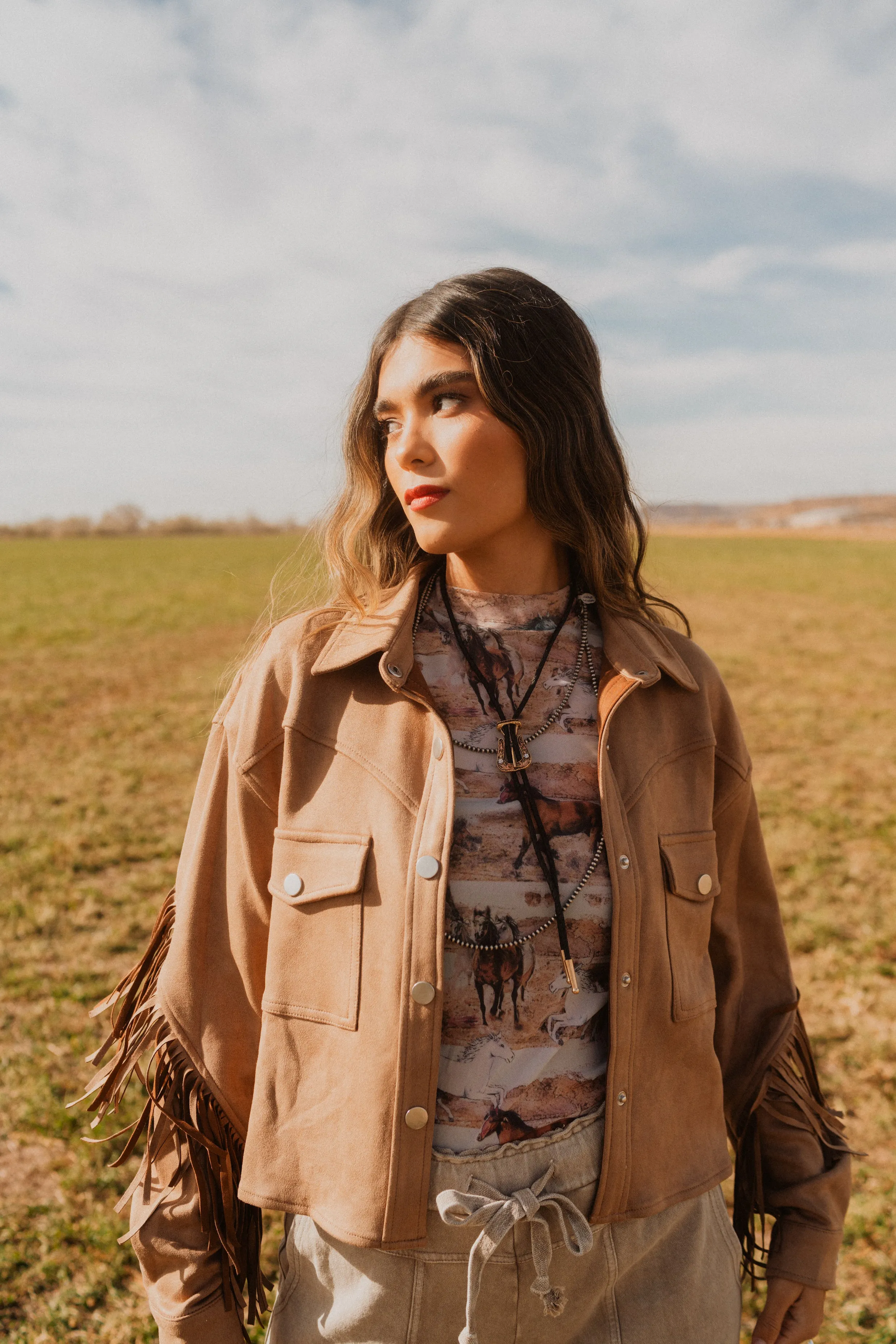 Cassie Fringe Jacket